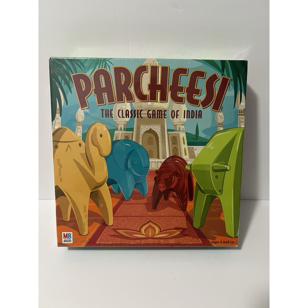 Parcheesi The Classic Game of India Vintage 2001 Milton Bradley New Sealed